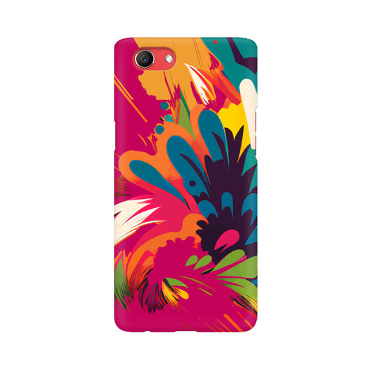 JOVIN-MV Realme Sublimation Phone Case In Magenta Floral All Models