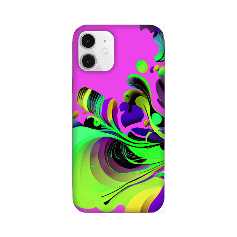 JOVIN-MV Apple iPhone Sublimation Phone Case In Purple Floral All Models