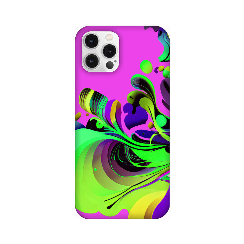 JOVIN-MV Apple iPhone Sublimation Phone Case In Purple Floral All Models