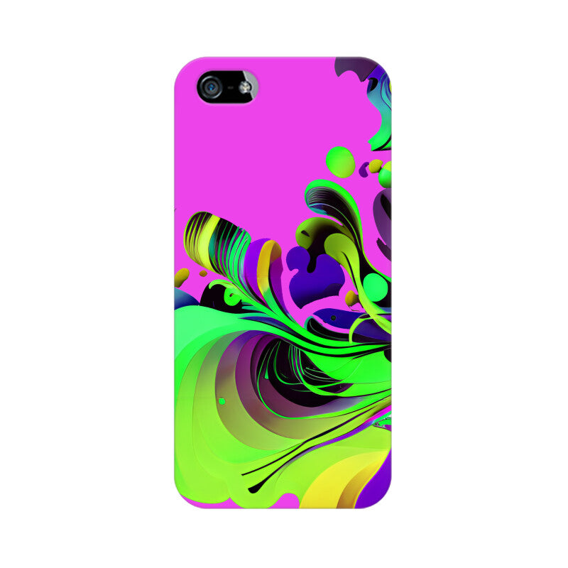 JOVIN-MV Apple iPhone Sublimation Phone Case In Purple Floral All Models