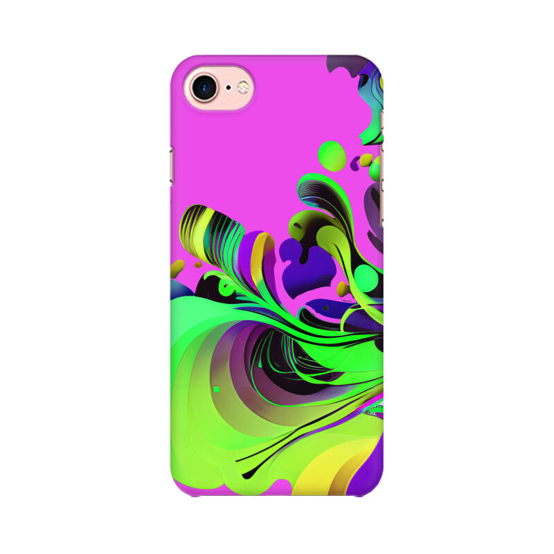 JOVIN-MV Apple iPhone Sublimation Phone Case In Purple Floral All Models