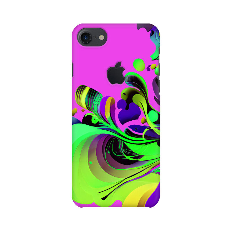 JOVIN-MV Apple iPhone Sublimation Phone Case In Purple Floral All Models