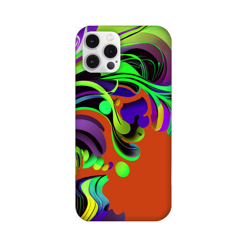 JOVIN-MV Apple iPhone Sublimation Phone Case In Orange Floral All Models