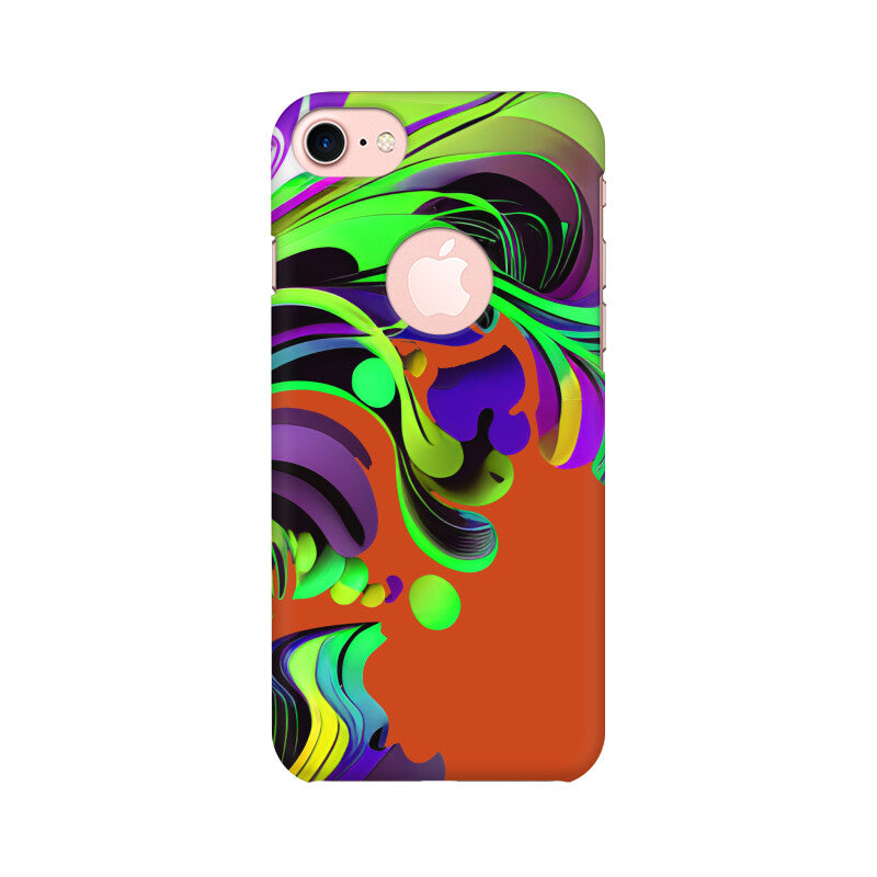 JOVIN-MV Apple iPhone Sublimation Phone Case In Orange Floral All Models