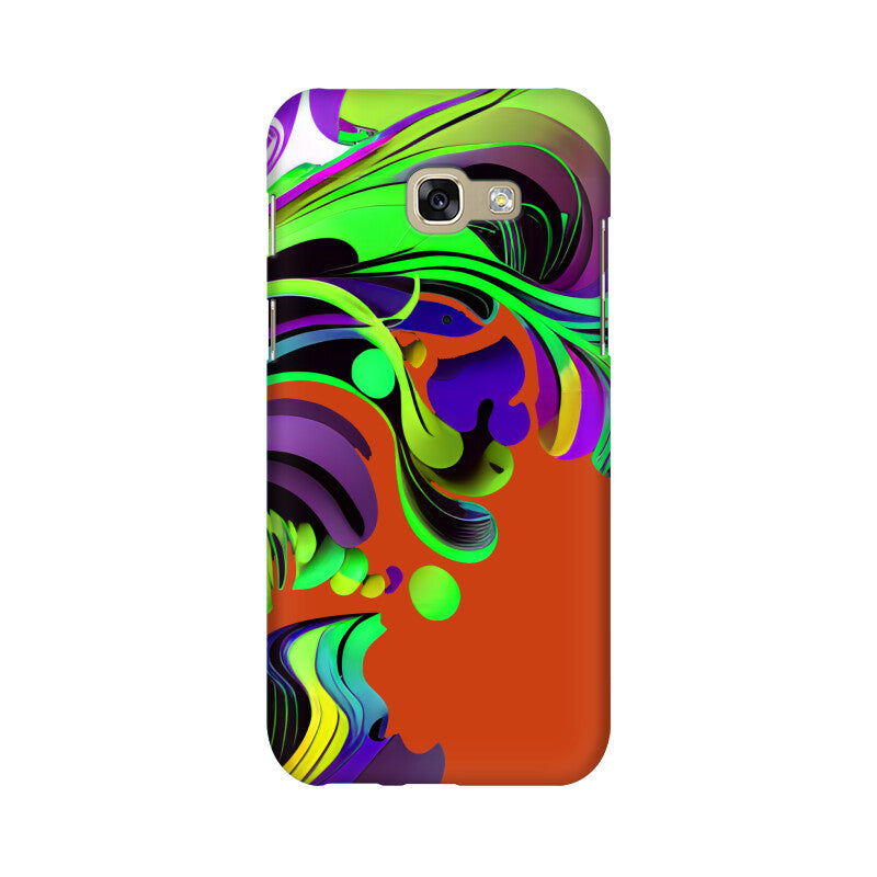 JOVIN-MV Samsung Sublimation Phone Case In Orange Floral All Models