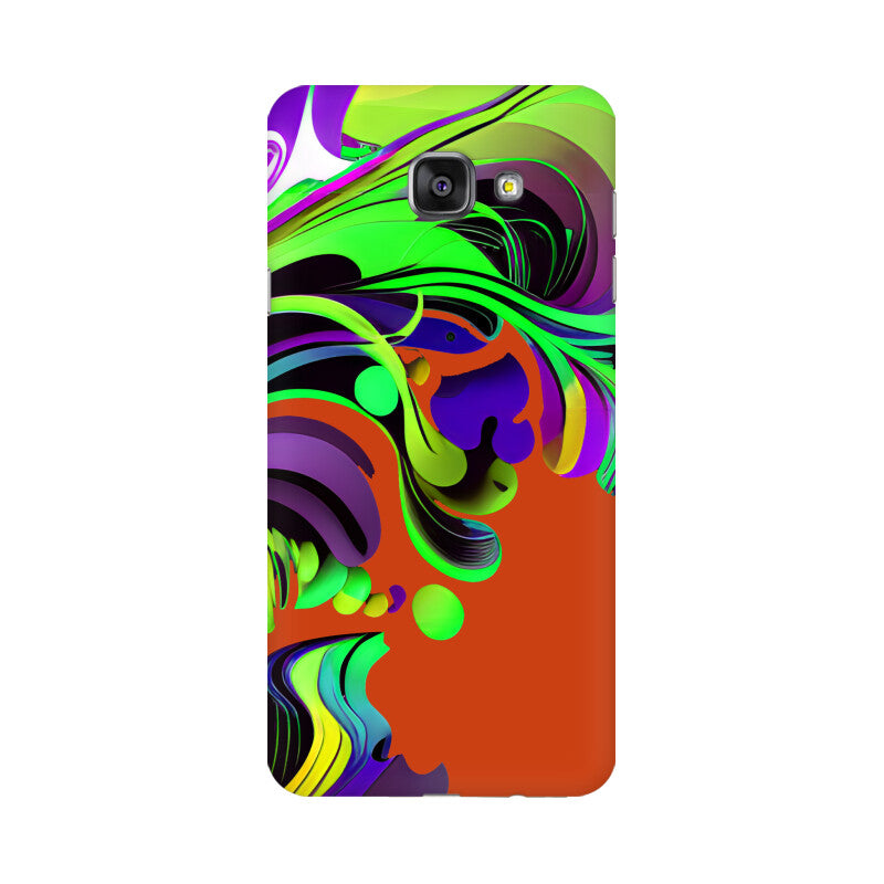 JOVIN-MV Samsung Sublimation Phone Case In Orange Floral All Models