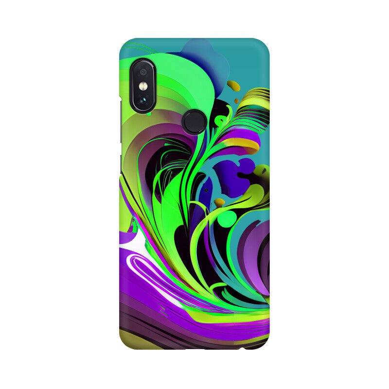 JOVIN-MV Xiaomi Redmi Sublimation Phone Case In Green Floral all models