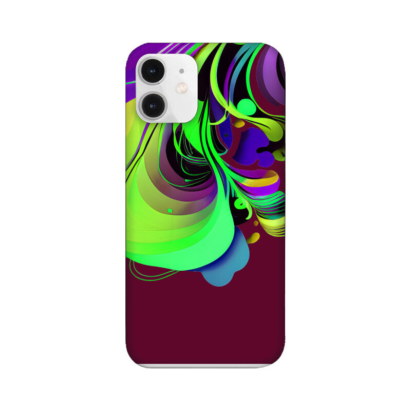JOVIN-MV Apple iPhone Sublimation Phone Case In Maroon Floral All Models
