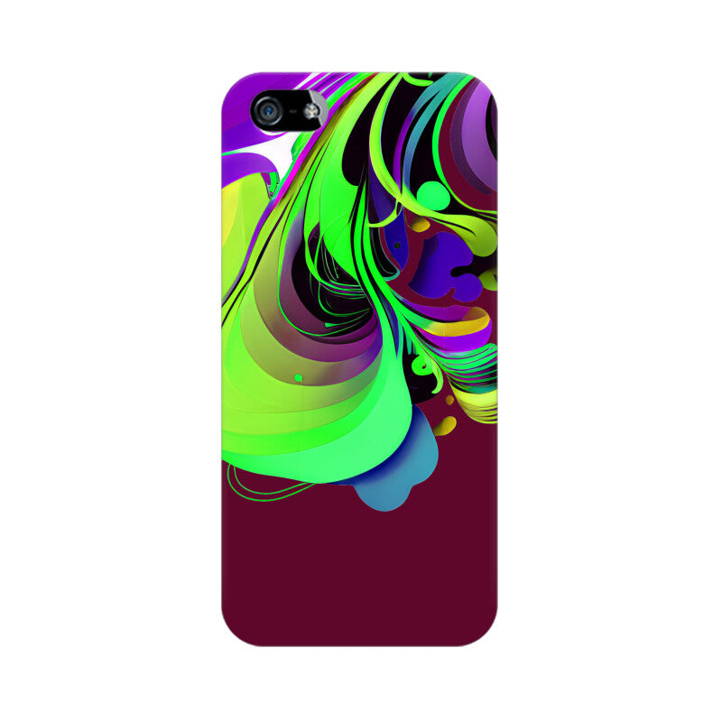 JOVIN-MV Apple iPhone Sublimation Phone Case In Maroon Floral All Models