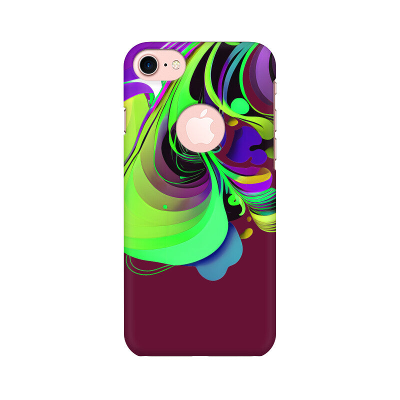 JOVIN-MV Apple iPhone Sublimation Phone Case In Maroon Floral All Models