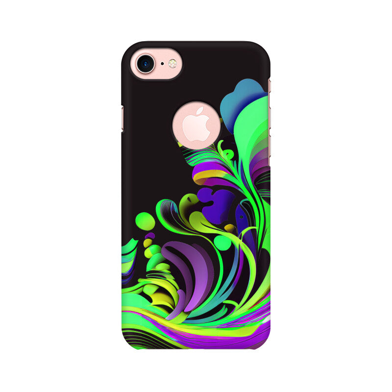 JOVIN-MV Apple iPhone Sublimation Phone Case In Black Floral All Models