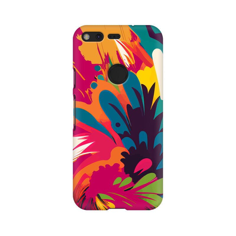 JOVIN-MV Google Pixel Sublimation Phone Case In Magenta Floral All Models