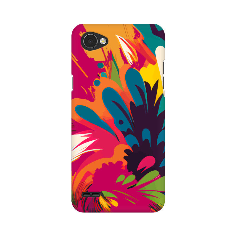 JOVIN-MV LG Sublimation Phone Case In Magenta Floral All Models