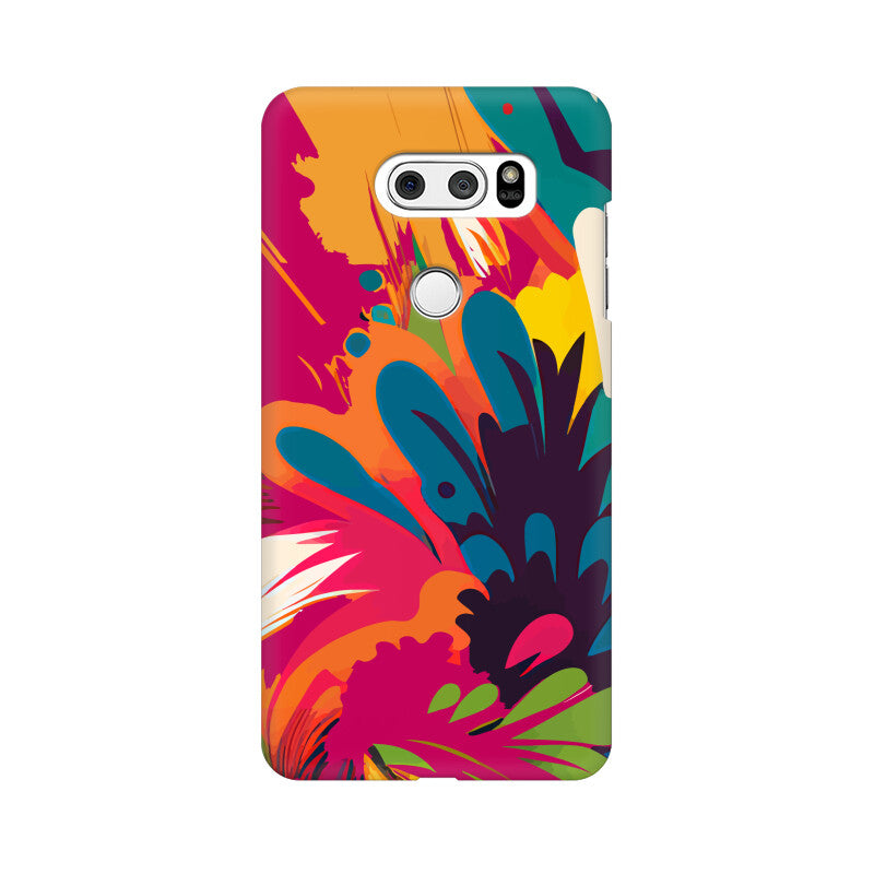 JOVIN-MV LG Sublimation Phone Case In Magenta Floral All Models