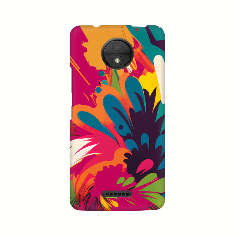 JOVIN-MV Moto Sublimation Phone Case In Magenta Floral All Models