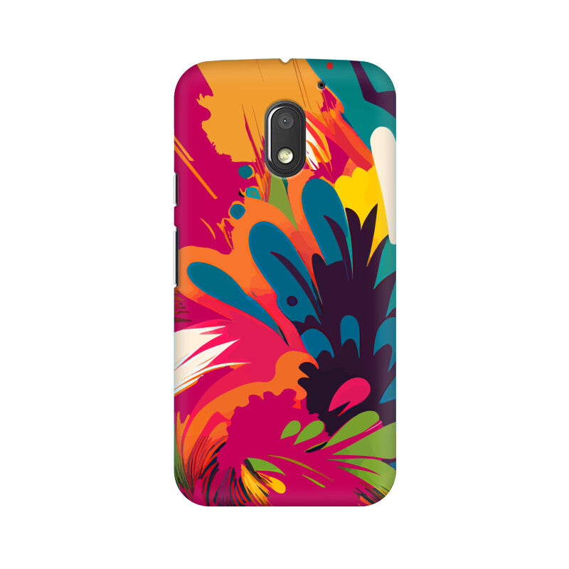 JOVIN-MV Moto Sublimation Phone Case In Magenta Floral All Models