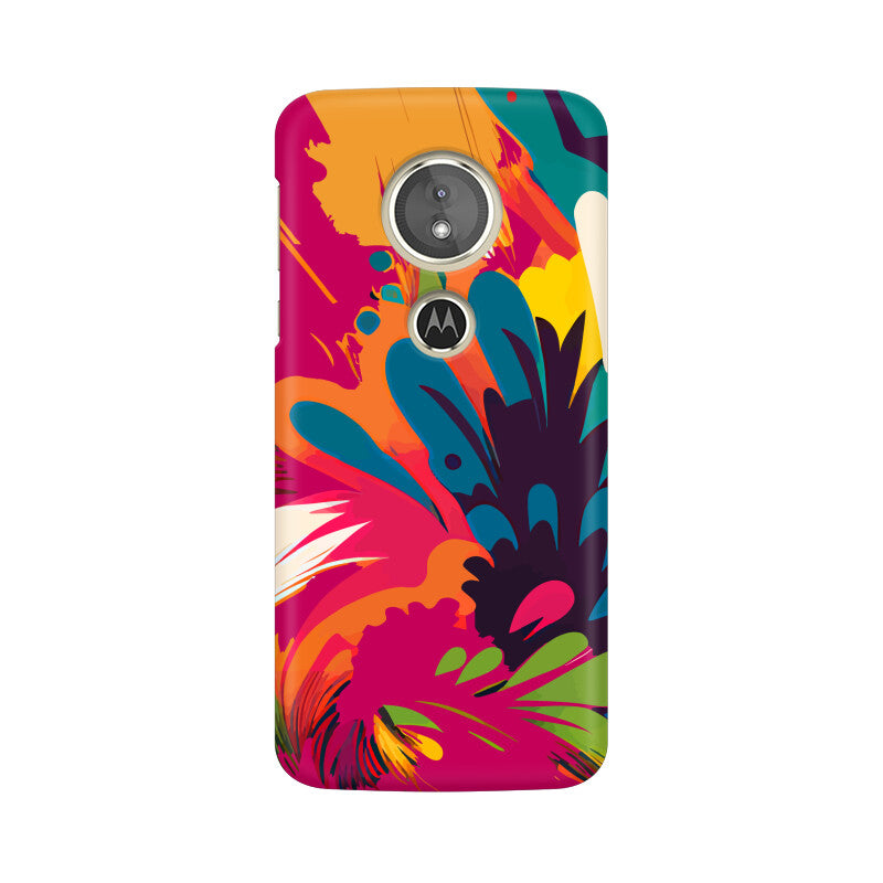 JOVIN-MV Moto Sublimation Phone Case In Magenta Floral All Models