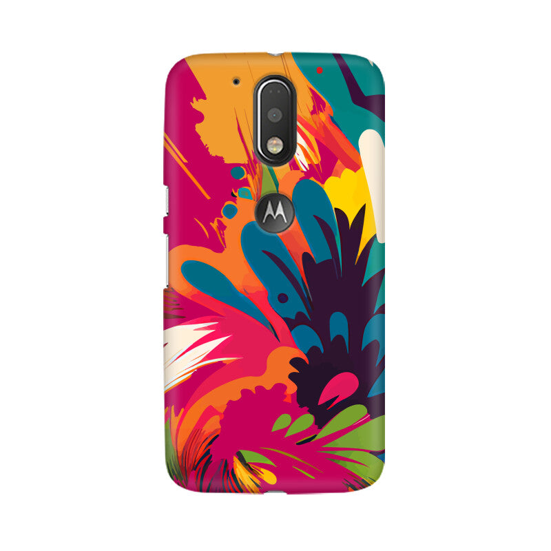 JOVIN-MV Moto Sublimation Phone Case In Magenta Floral All Models