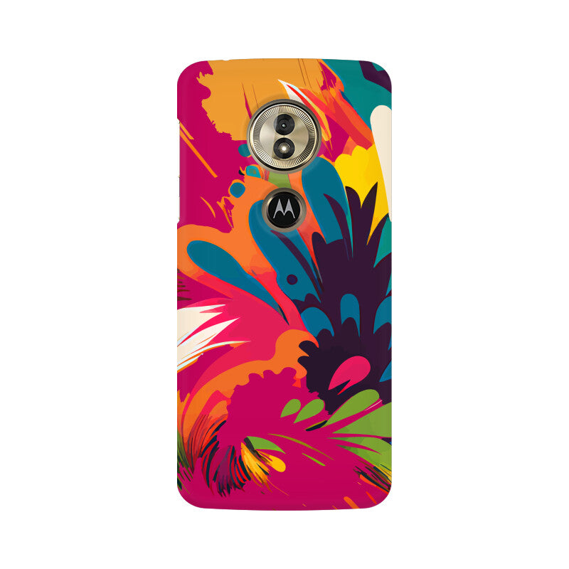 JOVIN-MV Moto Sublimation Phone Case In Magenta Floral All Models