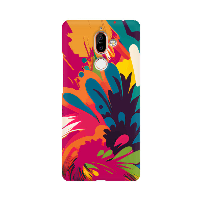 JOVIN-MV Nokia Sublimation Phone Case In Magenta Floral All Models