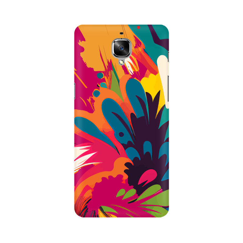 JOVIN-MV OnePlus Sublimation Phone Case In Magenta Floral All Models