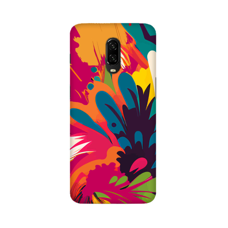 JOVIN-MV OnePlus Sublimation Phone Case In Magenta Floral All Models