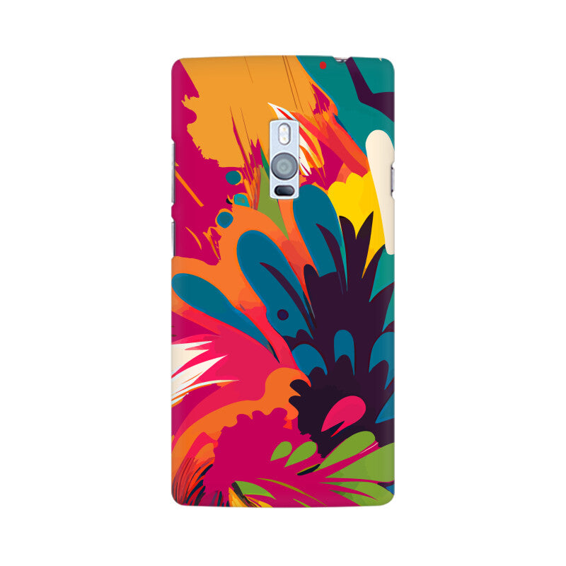 JOVIN-MV OnePlus Sublimation Phone Case In Magenta Floral All Models