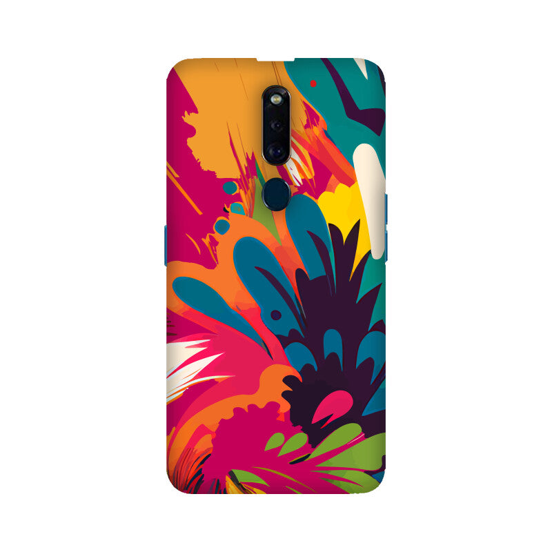 JOVIN-MV Oppo Sublimation Phone Case In Magenta Floral All Models