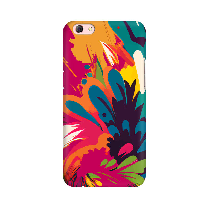 JOVIN-MV Oppo Sublimation Phone Case In Magenta Floral All Models