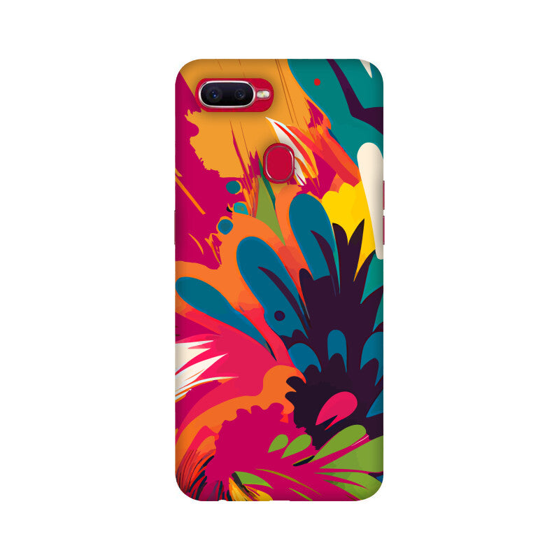 JOVIN-MV Oppo Sublimation Phone Case In Magenta Floral All Models