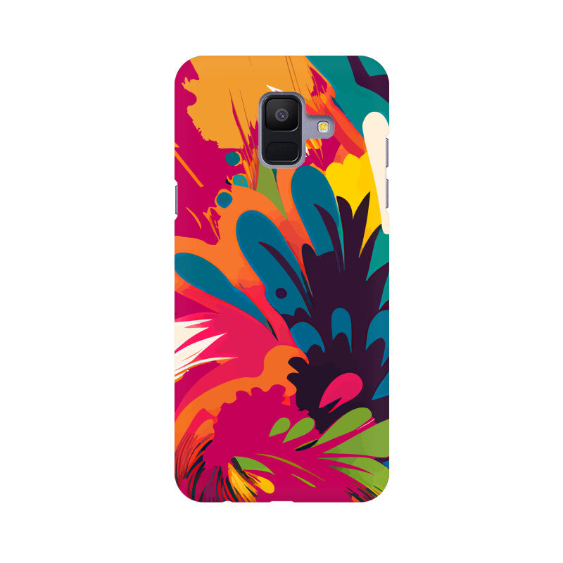 JOVIN-MV Samsung Sublimation Phone Case In Magenta Floral All Models