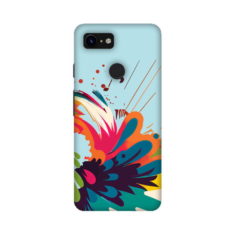 JOVIN-MV Google Pixel Sublimation Phone Case In Blue Floral All Models