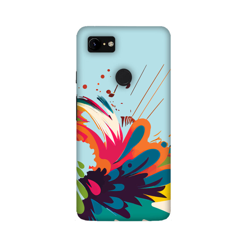 JOVIN-MV Google Pixel Sublimation Phone Case In Blue Floral All Models
