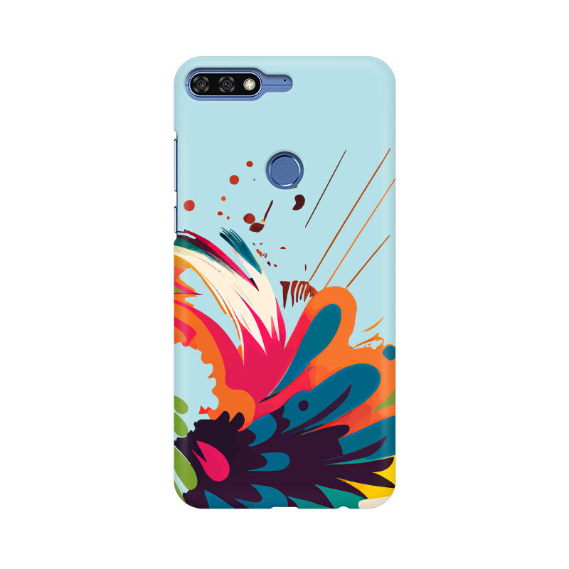 JOVIN-MV Huawei Sublimation Phone Case In Blue Floral All Models