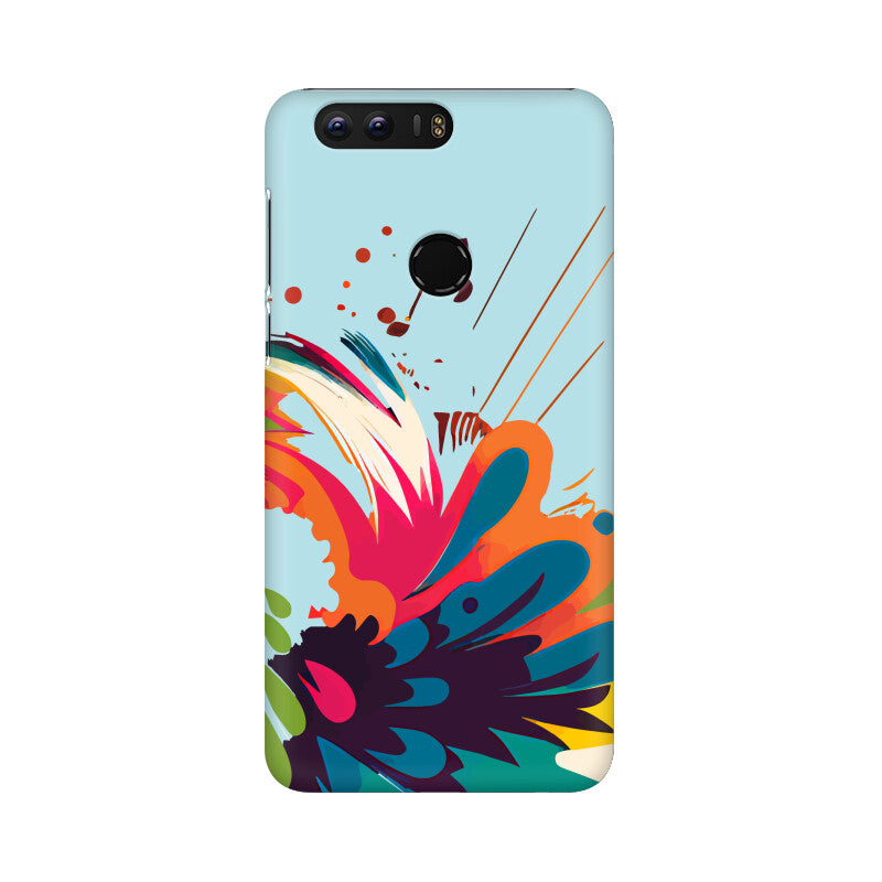 JOVIN-MV Huawei Sublimation Phone Case In Blue Floral All Models