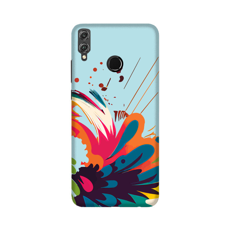 JOVIN-MV Huawei Sublimation Phone Case In Blue Floral All Models