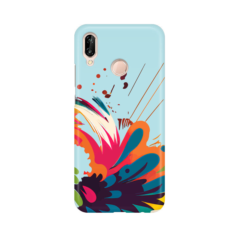 JOVIN-MV Huawei Sublimation Phone Case In Blue Floral All Models