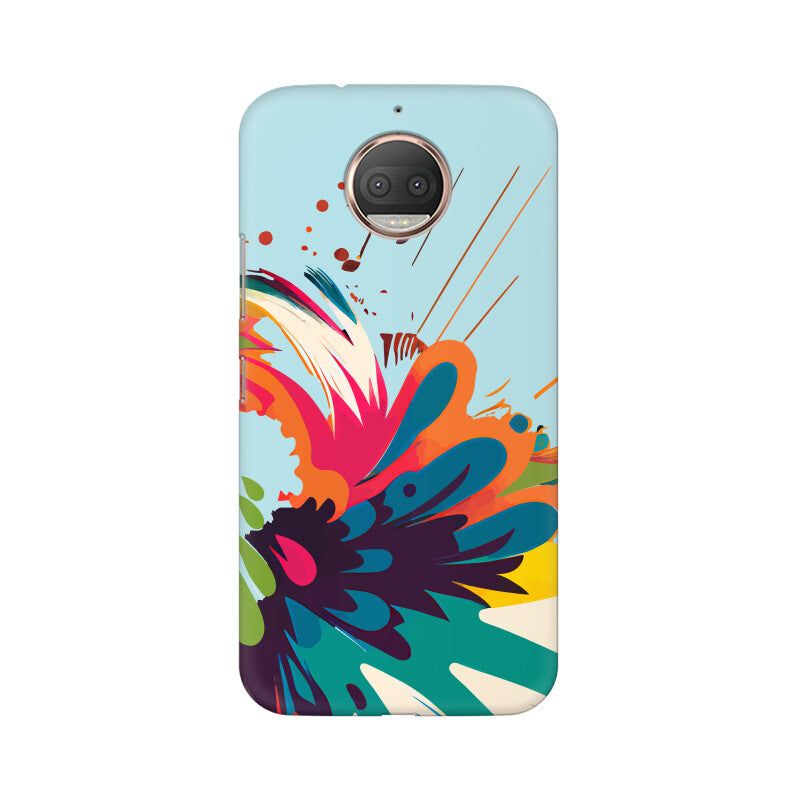 JOVIN-MV Moto Sublimation Phone Case In Blue Floral All Models