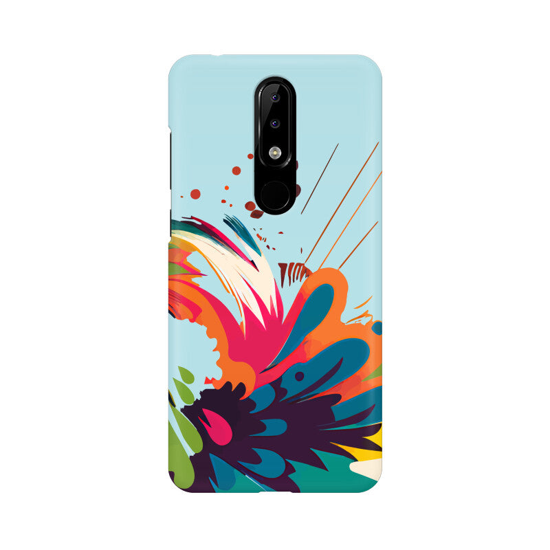 JOVIN-MV Nokia Sublimation Phone Case In Blue Floral All Models