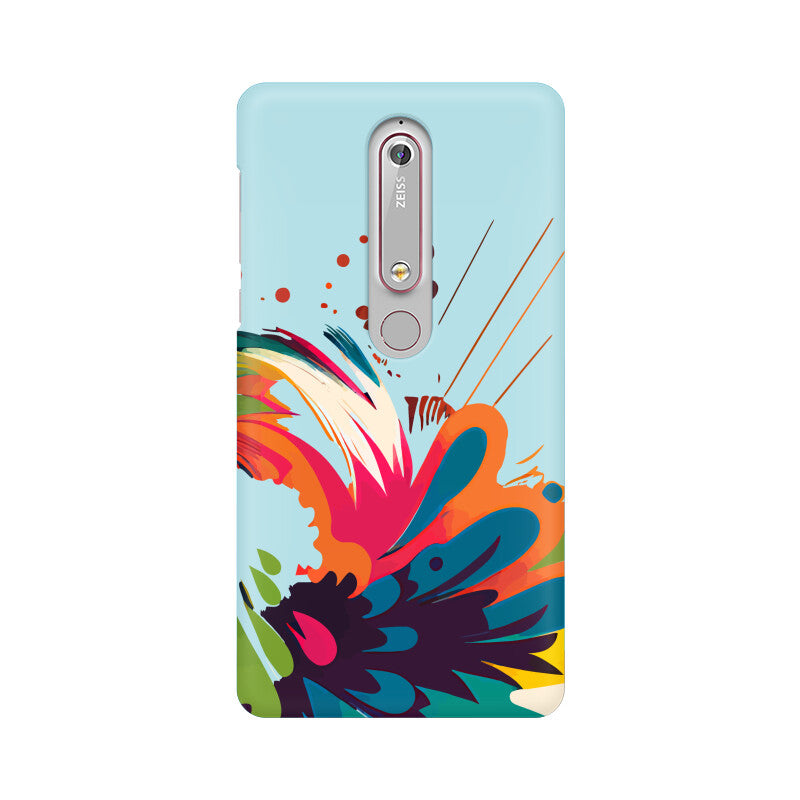 JOVIN-MV Nokia Sublimation Phone Case In Blue Floral All Models