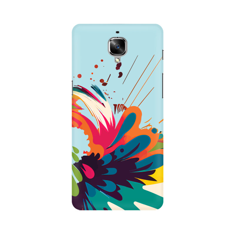 JOVIN-MV OnePlus Sublimation Phone Case In Blue Floral All Models