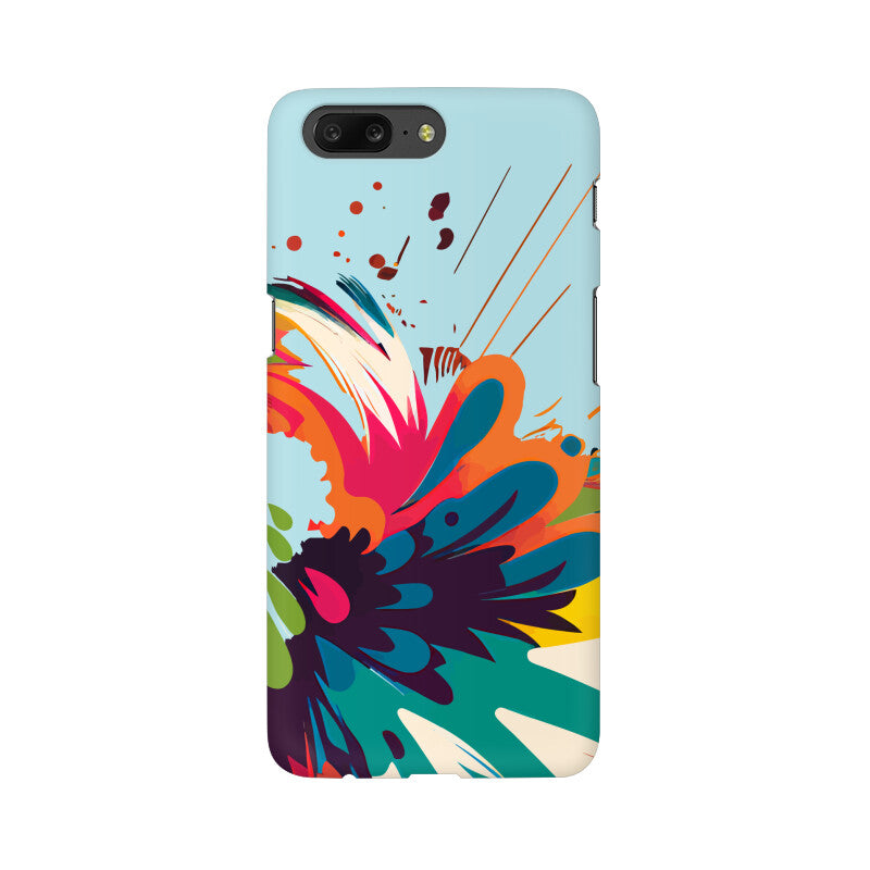 JOVIN-MV OnePlus Sublimation Phone Case In Blue Floral All Models