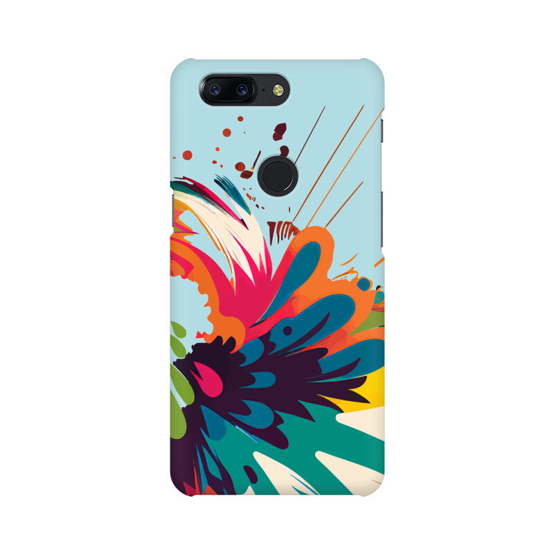 JOVIN-MV OnePlus Sublimation Phone Case In Blue Floral All Models