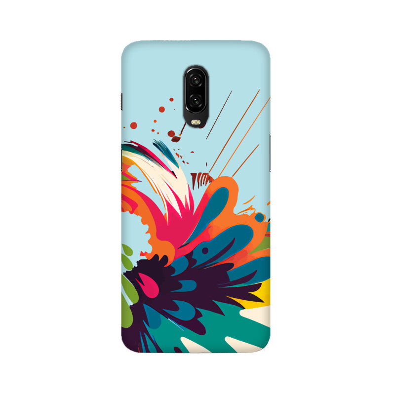 JOVIN-MV OnePlus Sublimation Phone Case In Blue Floral All Models