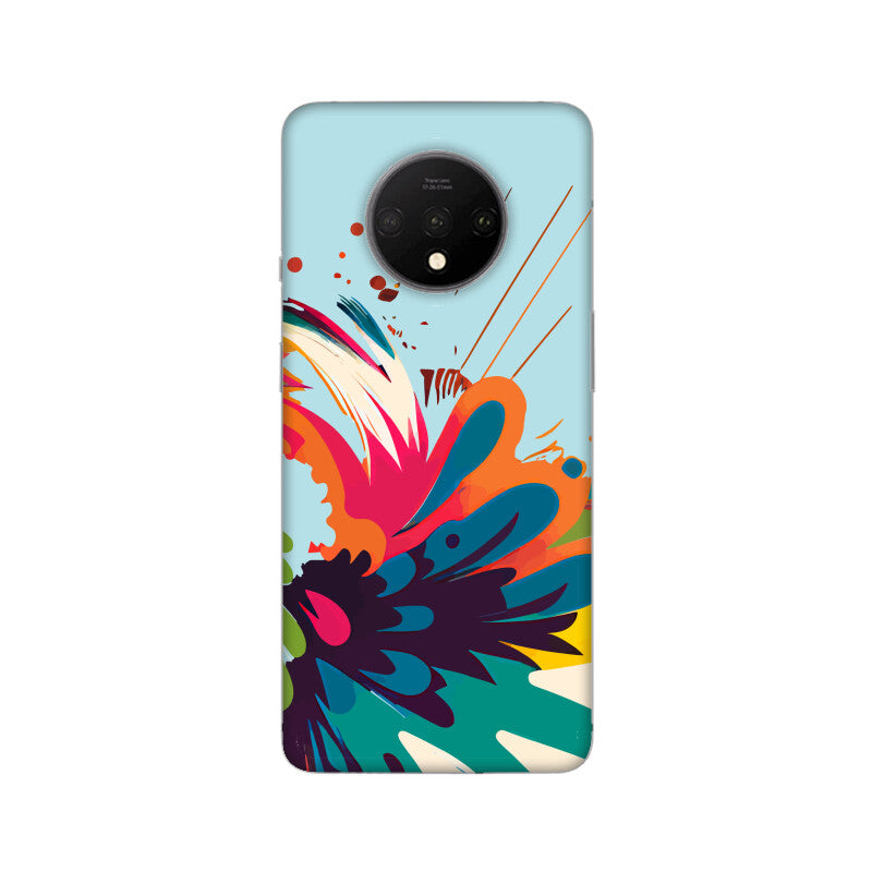 JOVIN-MV OnePlus Sublimation Phone Case In Blue Floral All Models