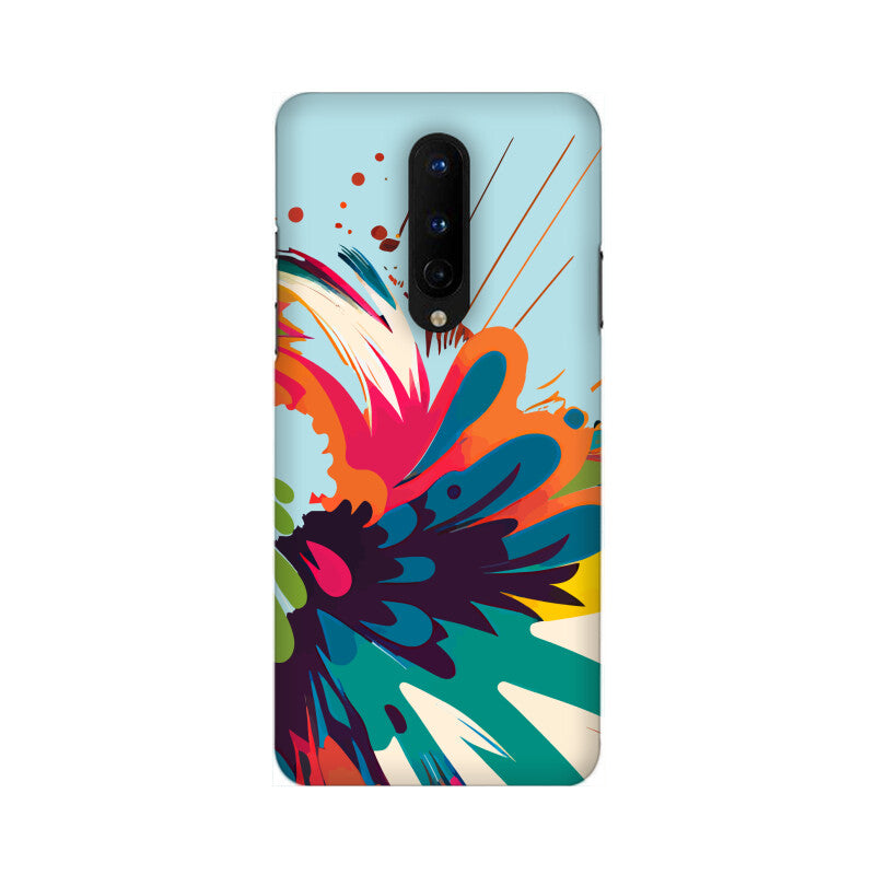 JOVIN-MV OnePlus Sublimation Phone Case In Blue Floral All Models