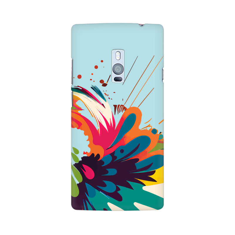 JOVIN-MV OnePlus Sublimation Phone Case In Blue Floral All Models