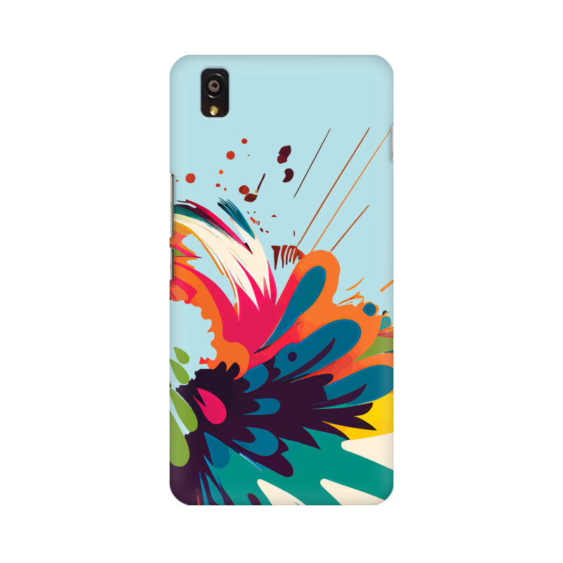 JOVIN-MV OnePlus Sublimation Phone Case In Blue Floral All Models