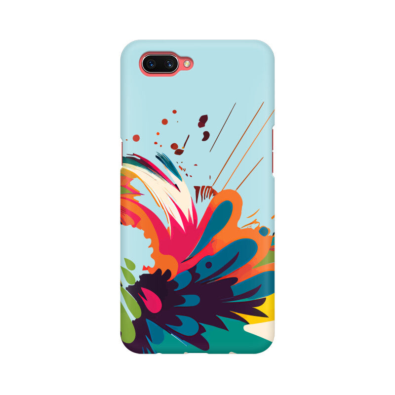 JOVIN-MV Oppo Sublimation Phone Case In Blue Floral All Models