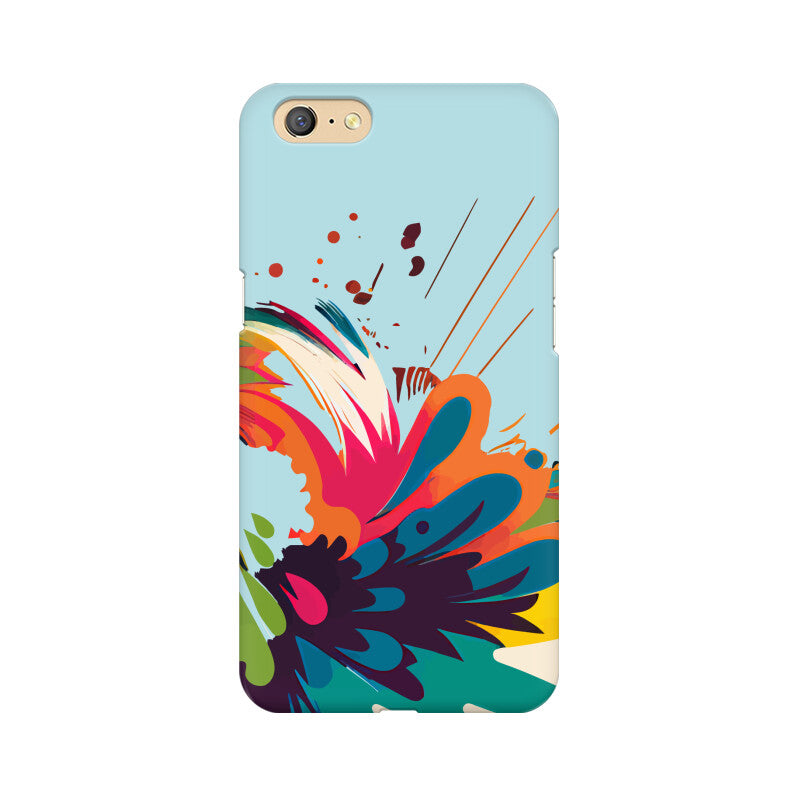 JOVIN-MV Oppo Sublimation Phone Case In Blue Floral All Models